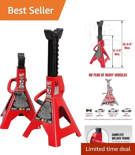 Heavy duty steel jack stands - heavy,