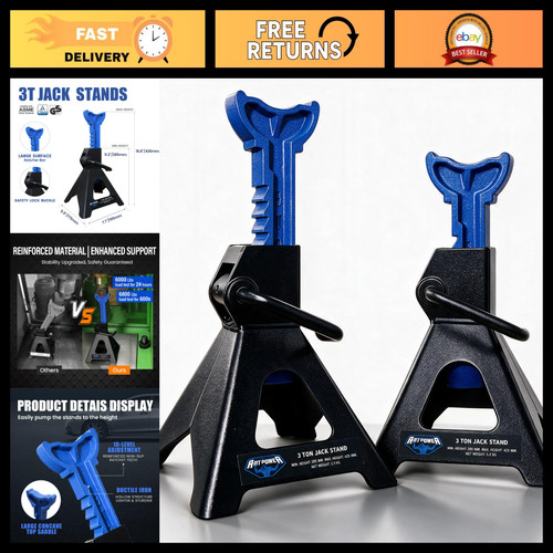 Ton heavy duty jack stands - 3,